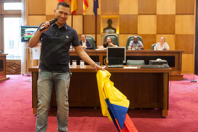 Colombia en el Sorteo Mundialito Integración Zaragoza 2016