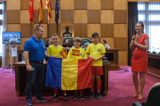 Rumanía en el Sorteo Mundialito Integración Zaragoza 2016
