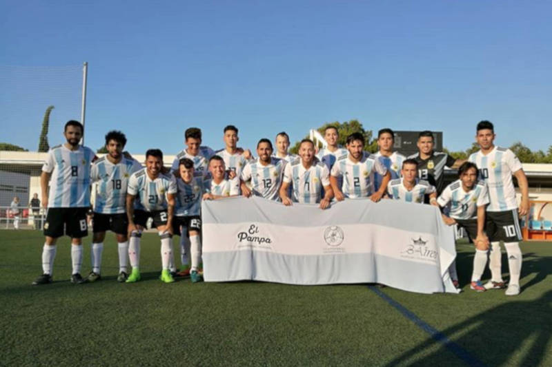 Argentina senior en Mundialito Integración Zaragoza 2018