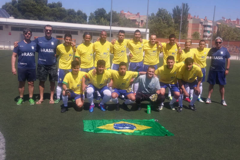 Brasil senior en Mundialito Integración Zaragoza 2018