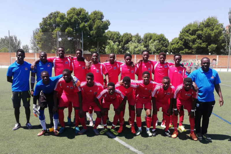 Gambia senior en Mundialito Integración Zaragoza 2018