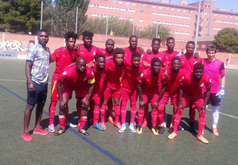 Ghana senior en Mundialito Integración Zaragoza 2018