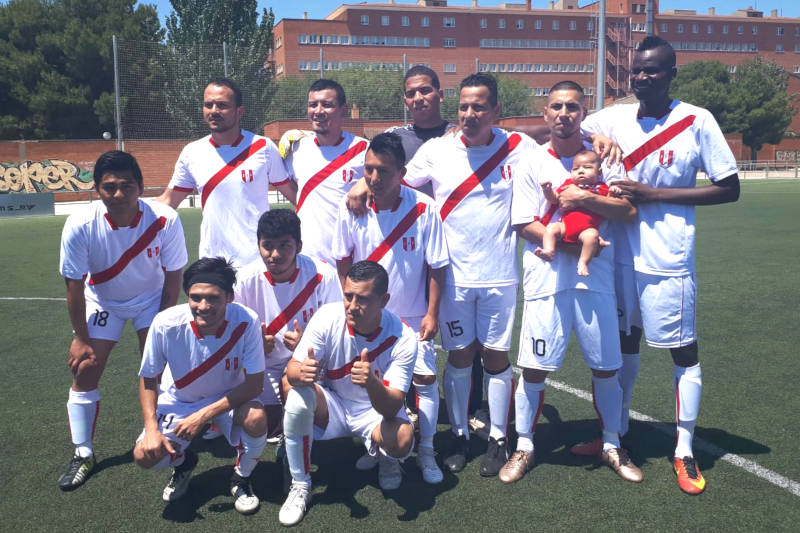 Perú senior en Mundialito Integración Zaragoza 2018