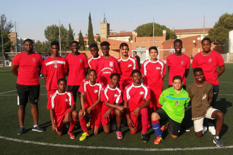 Guinea Ecuatorial Sub15 en Mundialito Integración Zaragoza 2018