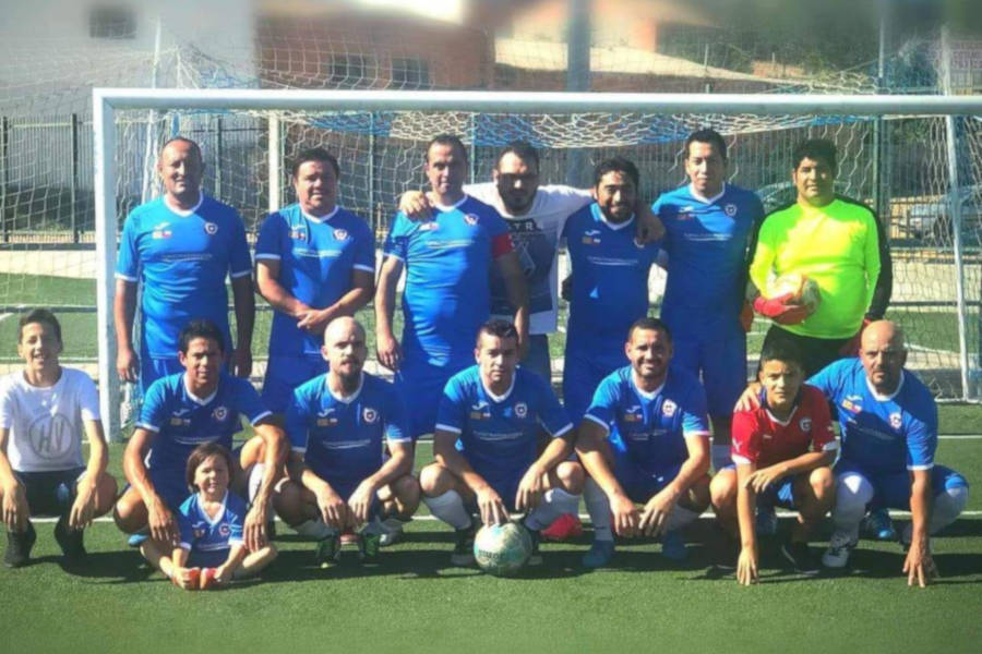 Chile veteranos en Mundialito Integración Zaragoza 2018