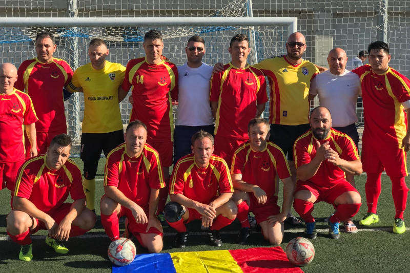 Rumanía veteranos en Mundialito Integración Zaragoza 2018