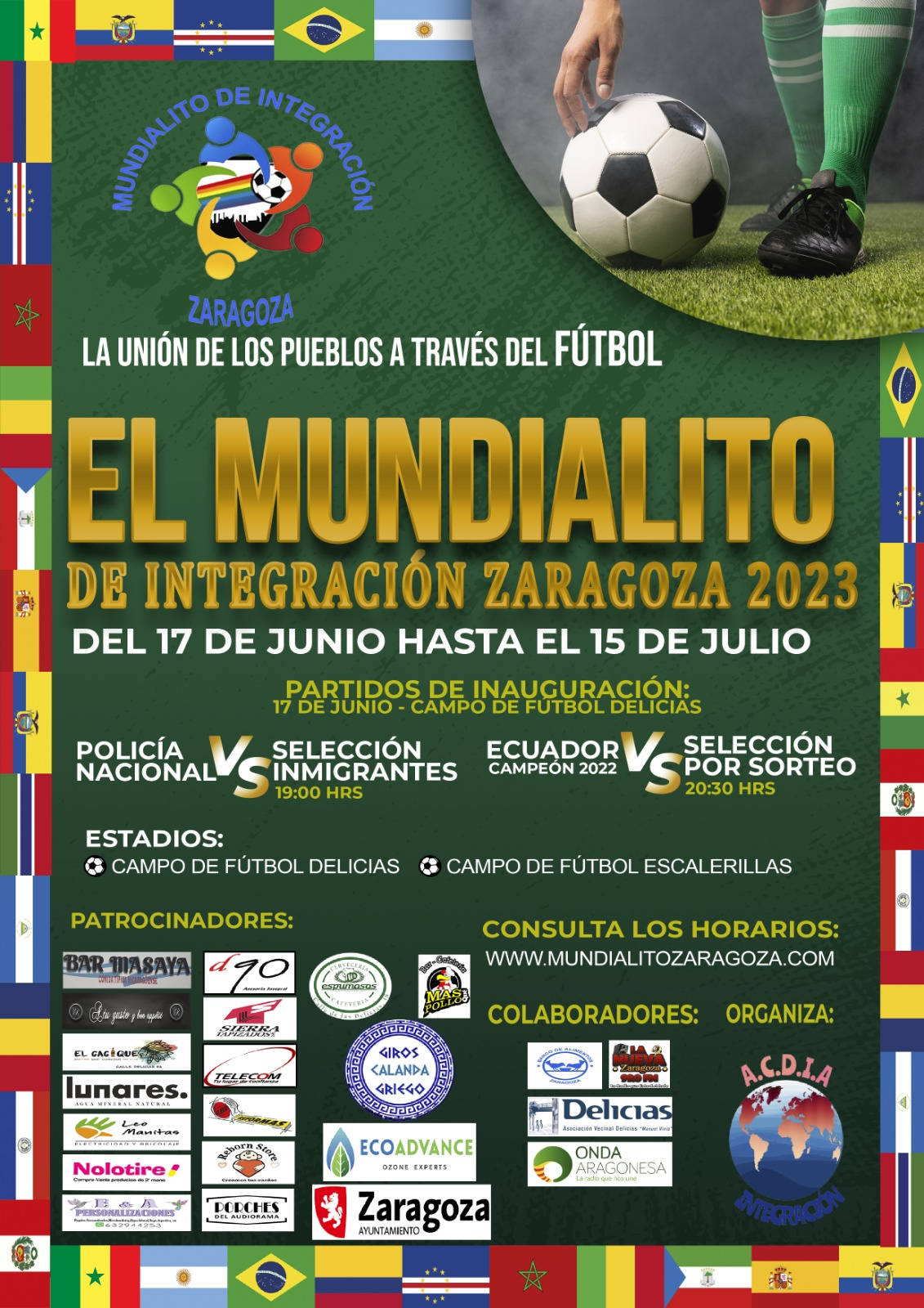 Partidos del mundialito 2023