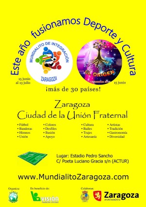 Cartel fusión Mundialito y El Origen 2019