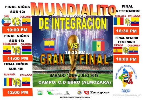 Finales Mundialito Integración Zaragoza 2019